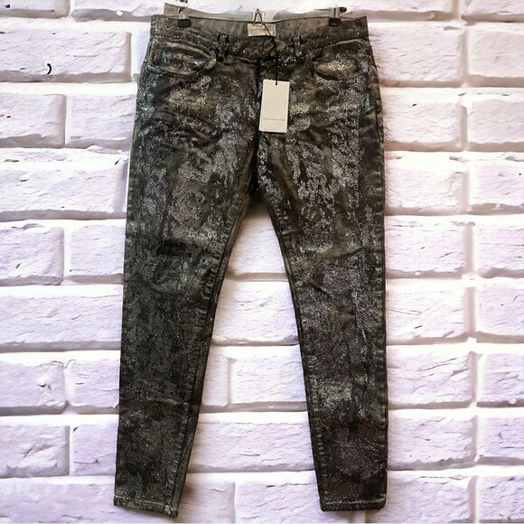 Faith Connexion Grey metallic jeans in size 29 - Picture 1 of 8